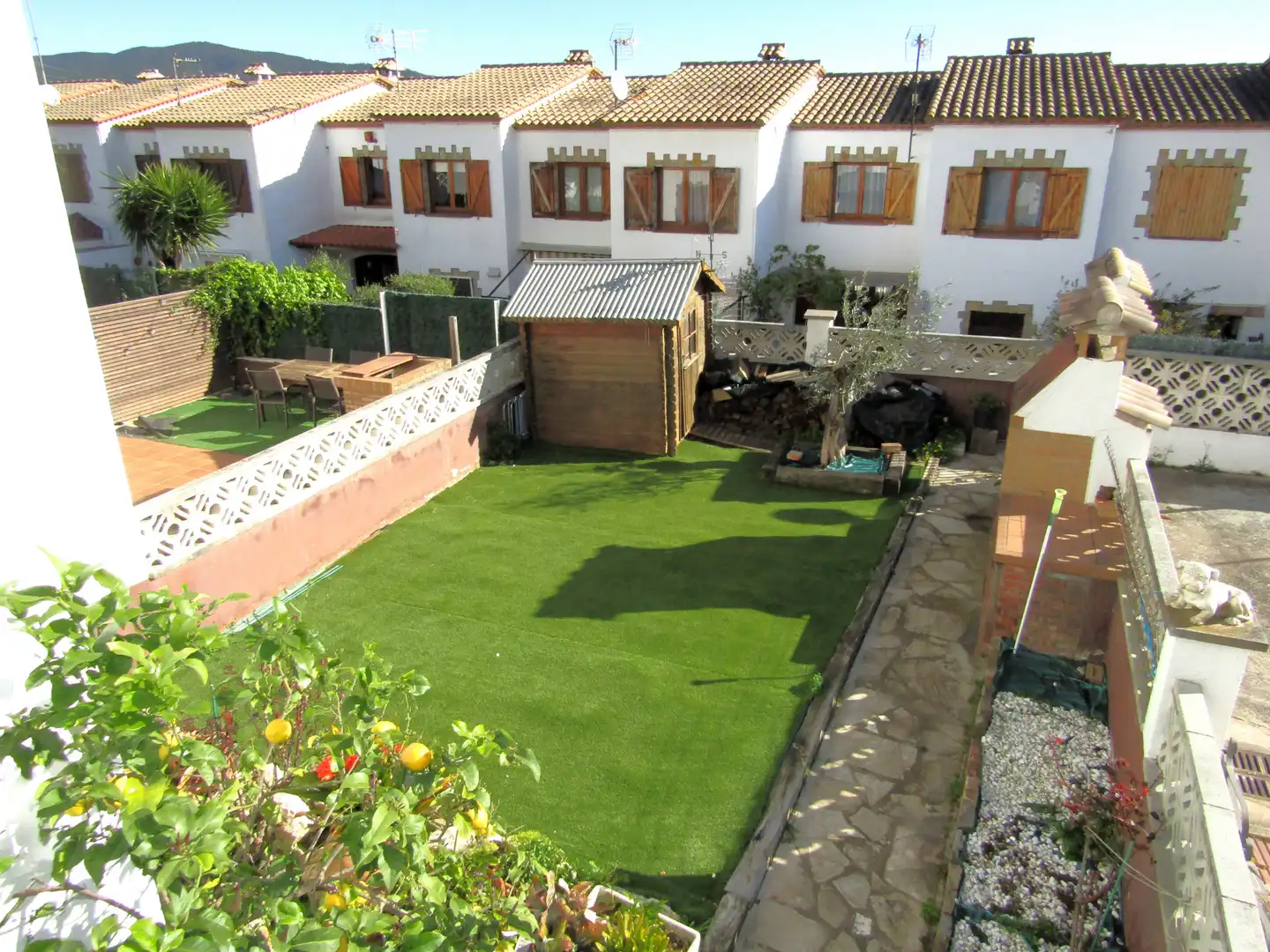 Jardí de Casa adosada en venda en Calonge i Sant Antoni amb Calefacció, Jardí privat i Terrassa
