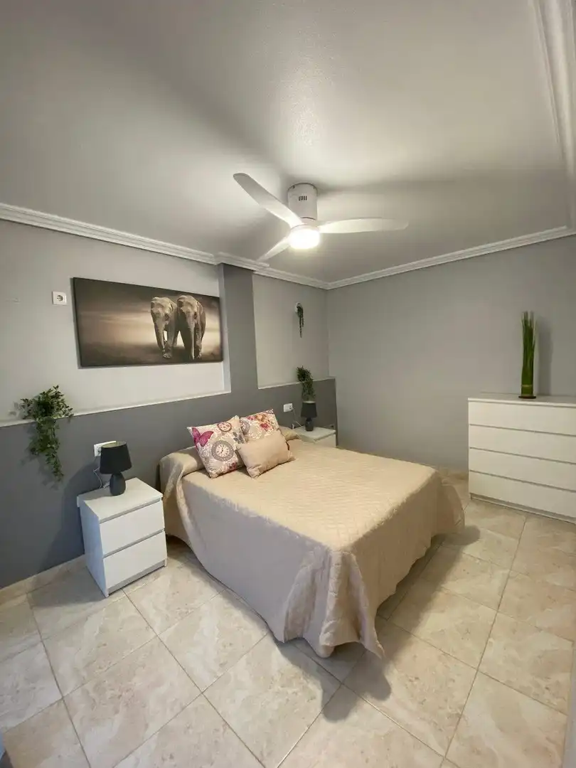 Bedroom of Flat for rent in Águilas  with Air Conditioner, Furnished and Balcony