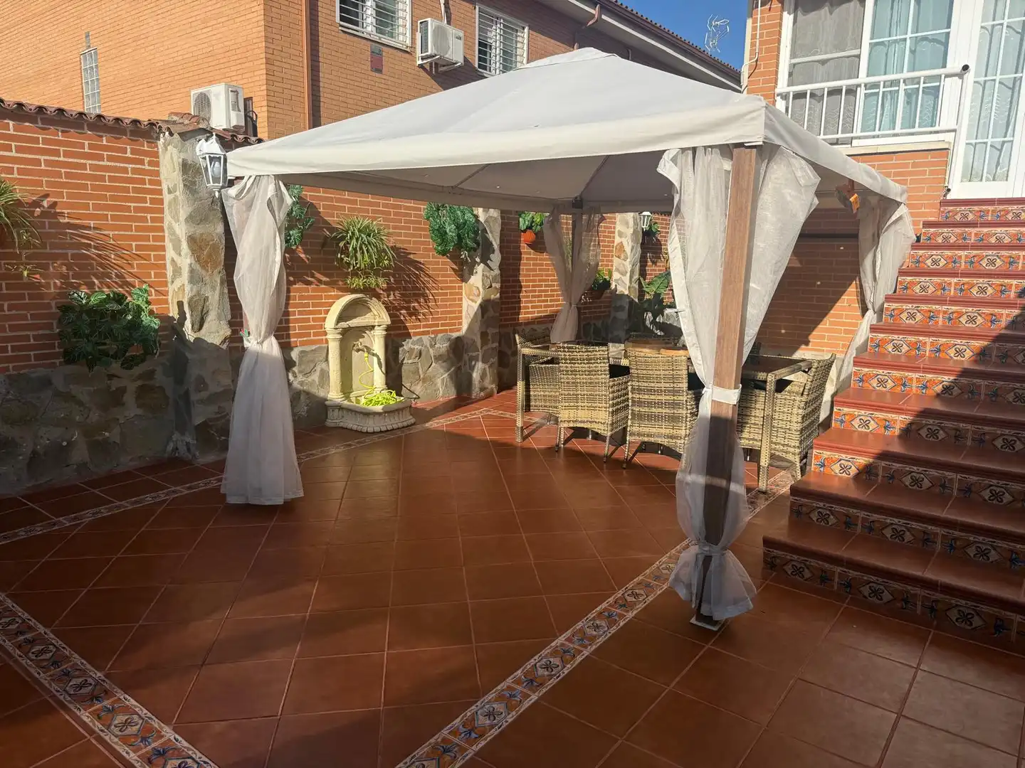 Terraza de Casa o chalet en venta en Casarrubuelos con Aire acondicionado, Calefacción y Piscina