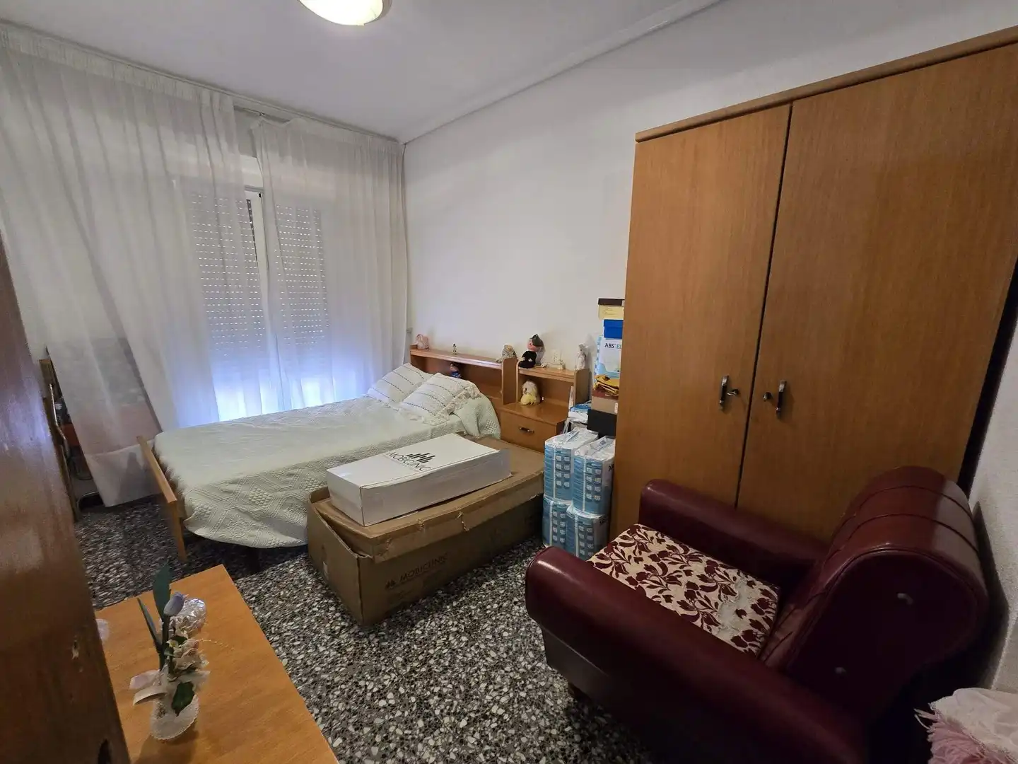 Bedroom of Flat for sale in Elche / Elx  with Air Conditioner and Balcony