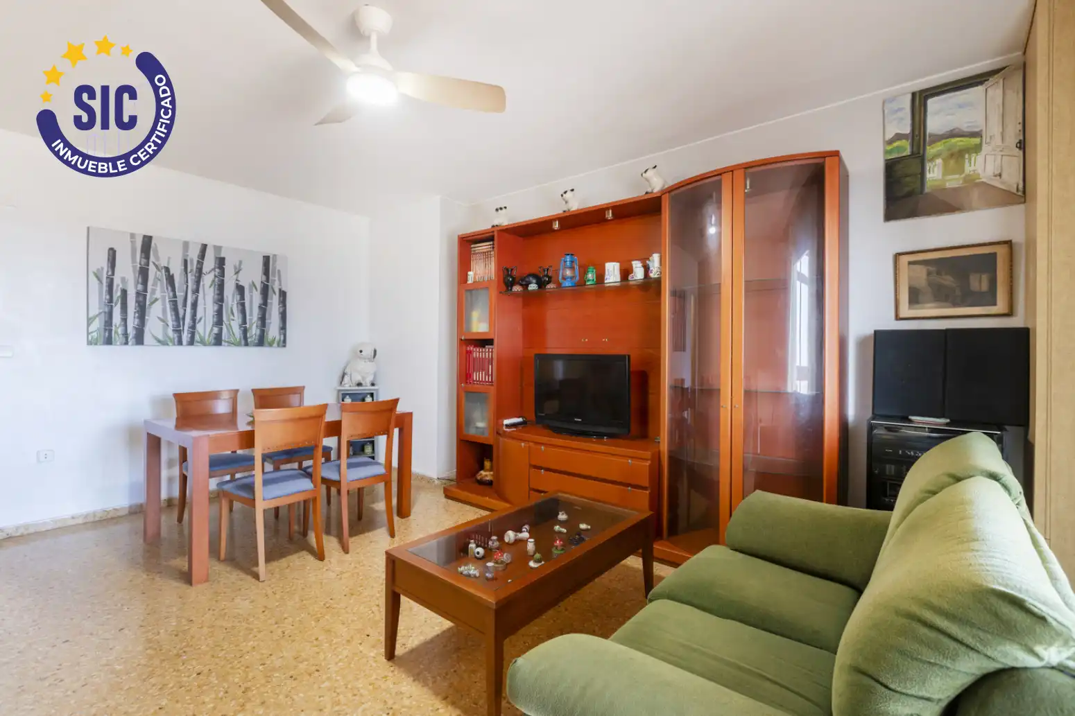 Sala de estar de Piso en venta en Sueca con Jardín privado, Terraza y Balcón