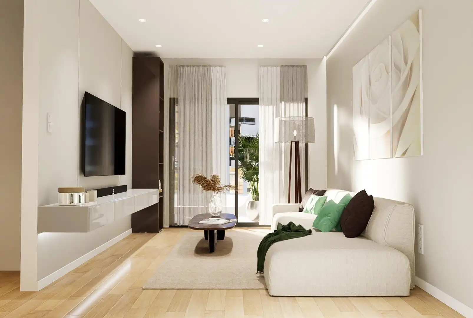 Living room of Flat for sale in Alcantarilla  with Terrace, Storage room and Balcony