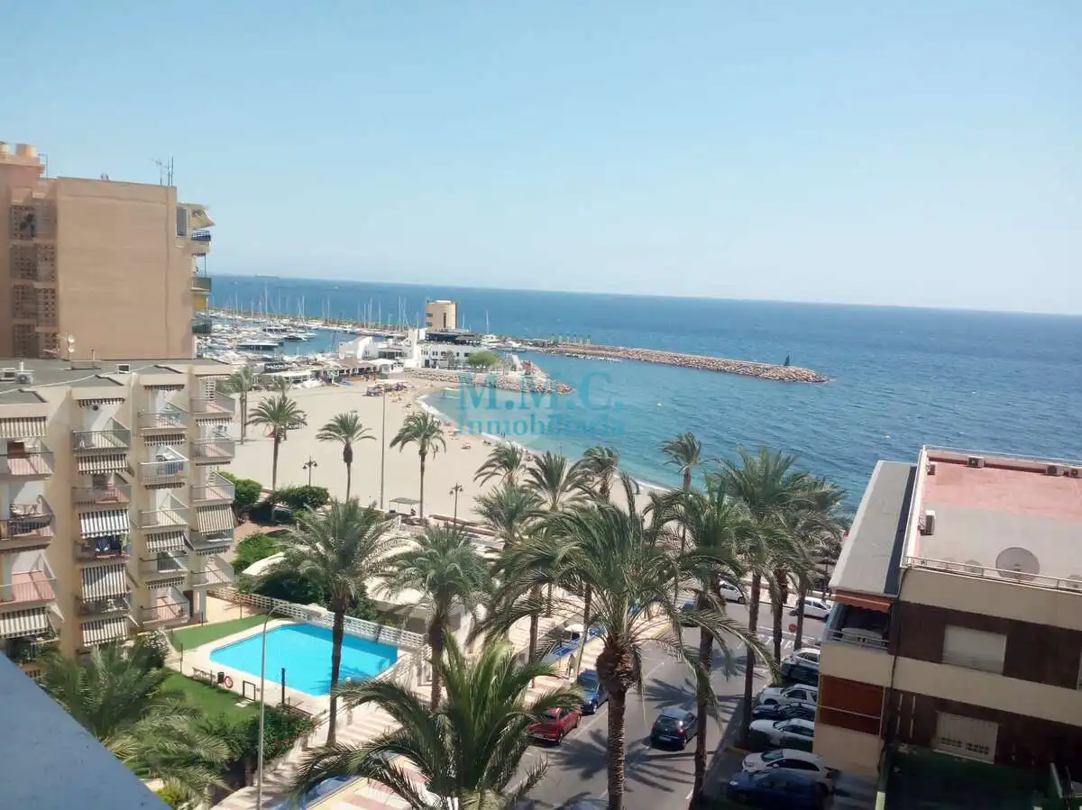 Außenansicht von Wohnung zur Miete in Roquetas de Mar mit Klimaanlage, Terrasse und Möbliert