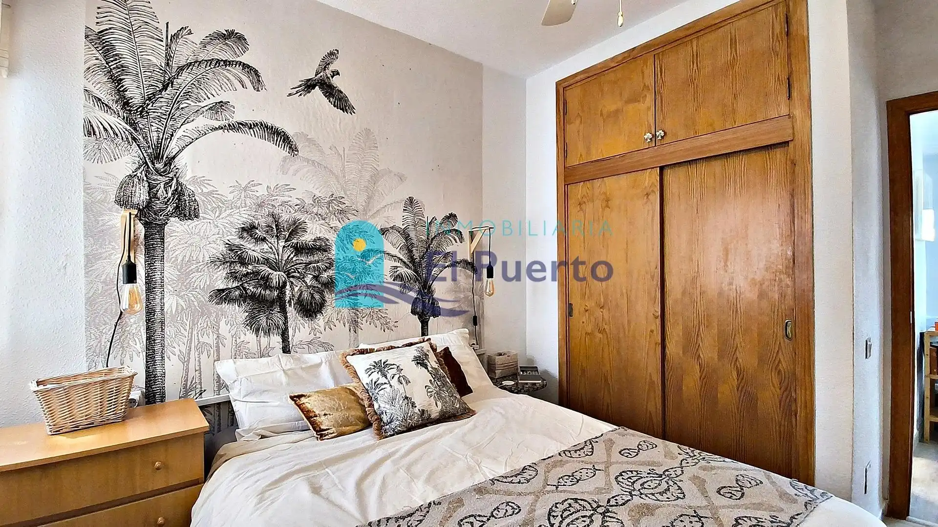 Schlafzimmer von Dachboden zum Verkauf in Mazarrón mit Klimaanlage, Heizung und Terrasse