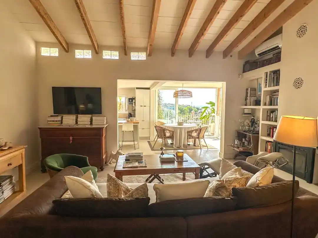 Living room of Houses for sale in  Palma de Mallorca  with Air Conditioner, Terrace and Balcony