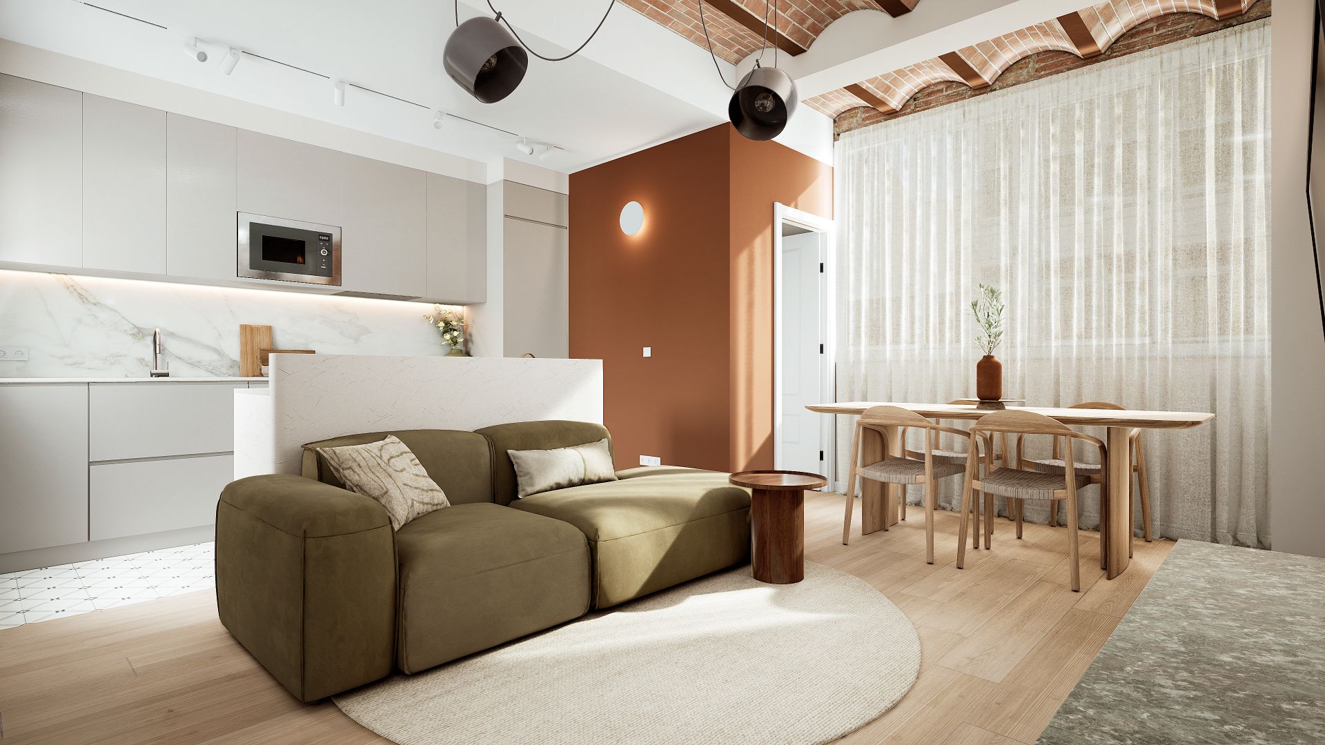 Sala d'estar de Pis en venda en  Barcelona Capital amb Aire condicionat, Calefacció i Forn