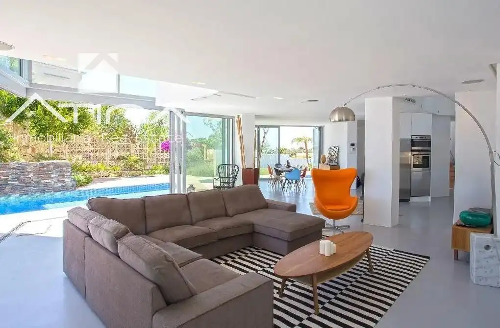 Sala d'estar de Casa o xalet en venda en Jávea / Xàbia amb Aire condicionat, Calefacció i Jardí privat