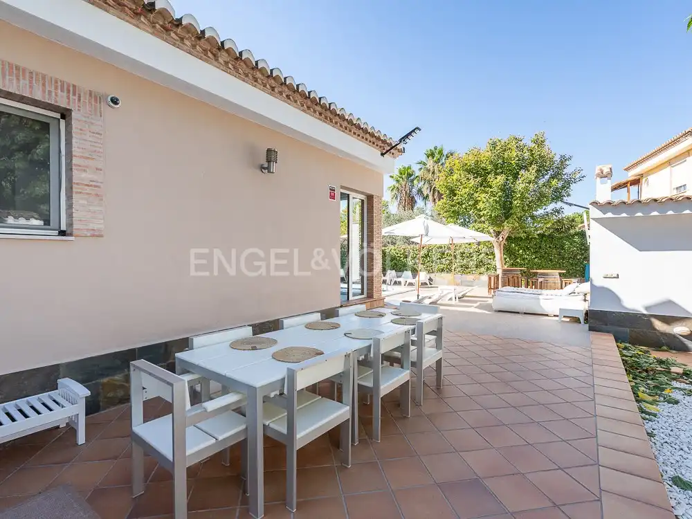 Terrace of Houses for rent in Bétera  with Air Conditioner, Heating and Private garden