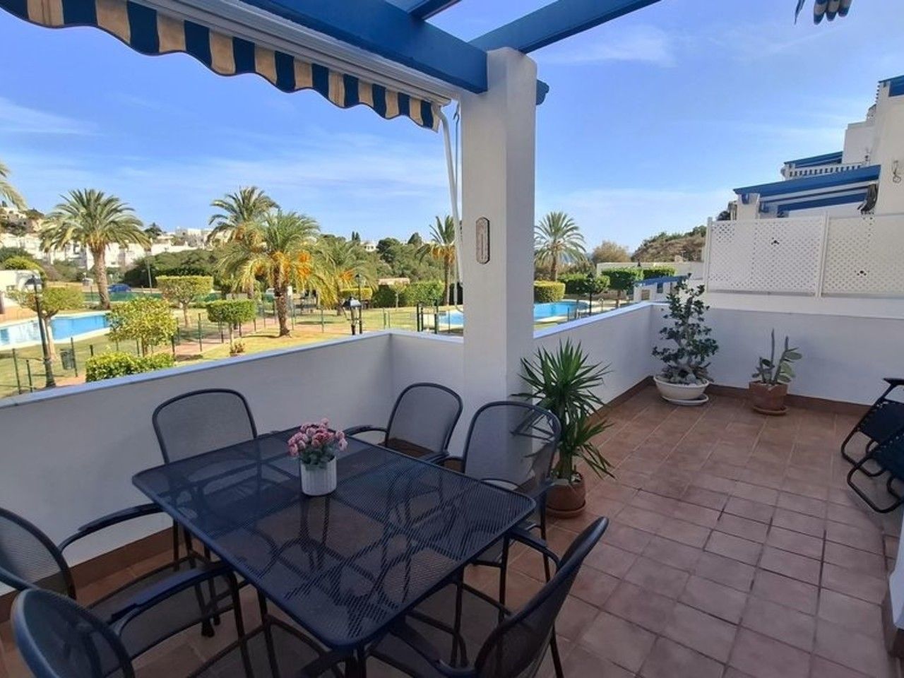 Terrace of Apartment for sale in Mojácar  with Air Conditioner, Terrace and Swimming Pool