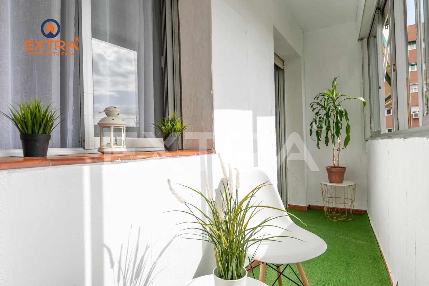 Terraza de Piso en venta en  Madrid Capital con Aire acondicionado, Calefacción y Jardín privado