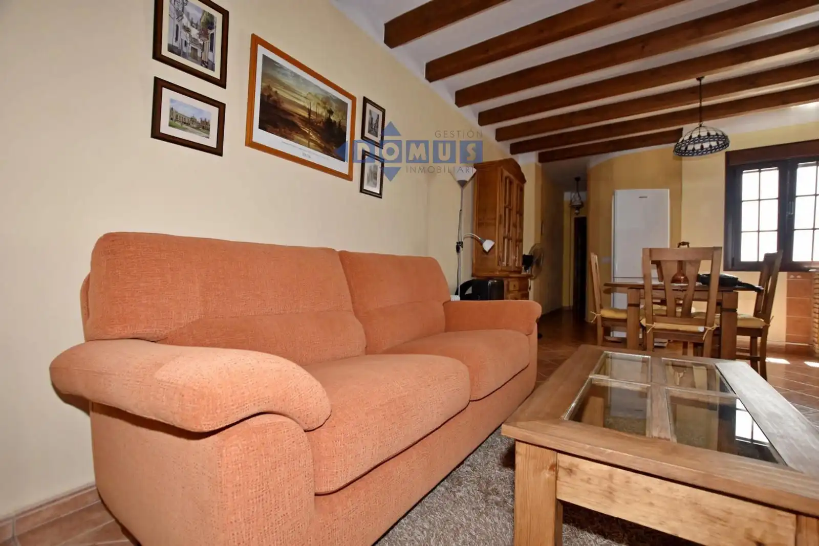 Sala d'estar de Pis en venda en Montejaque amb Terrassa i Moblat