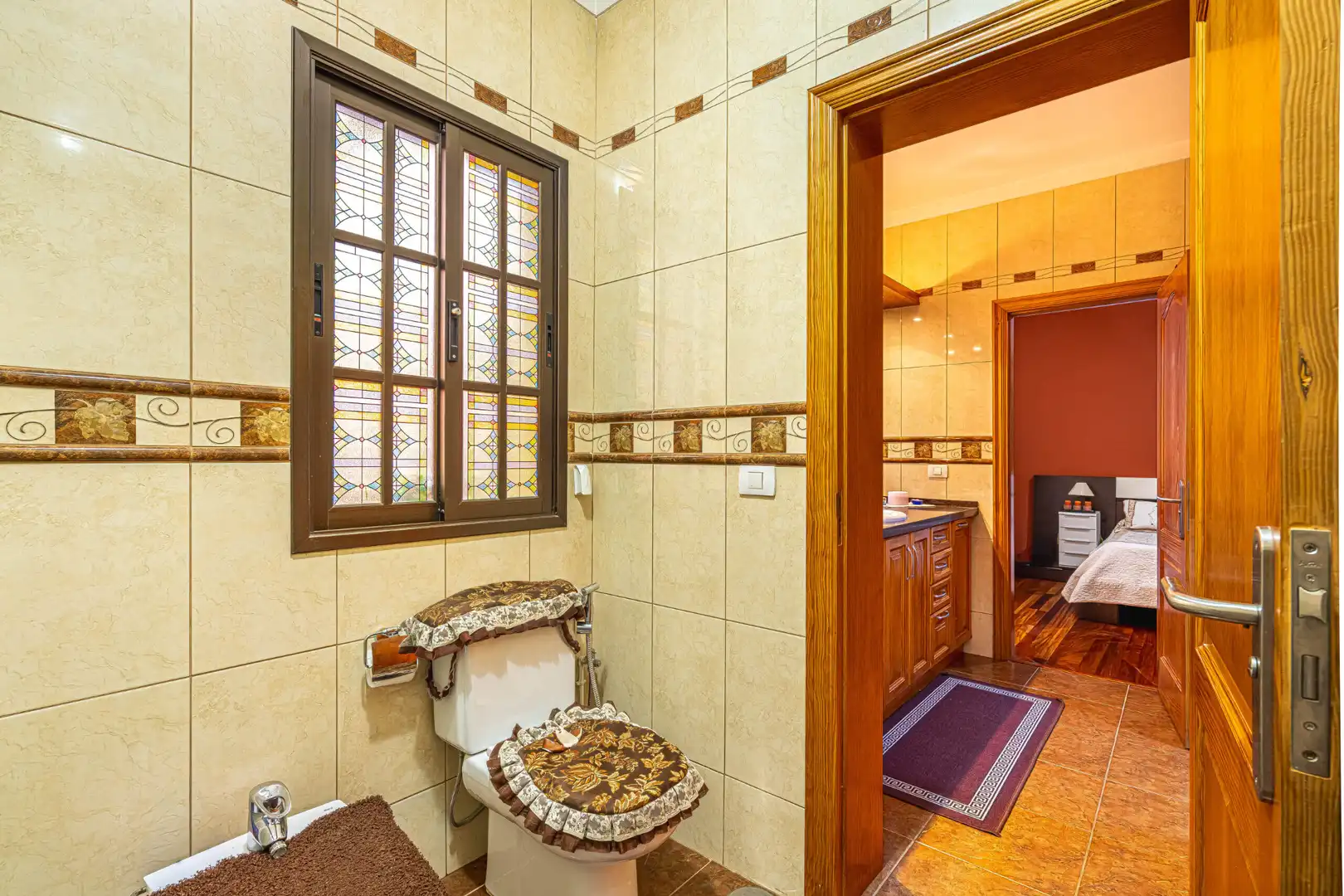 Baño de Casa adosada en venta en San Cristóbal de la Laguna con Jardín privado, Terraza y Trastero