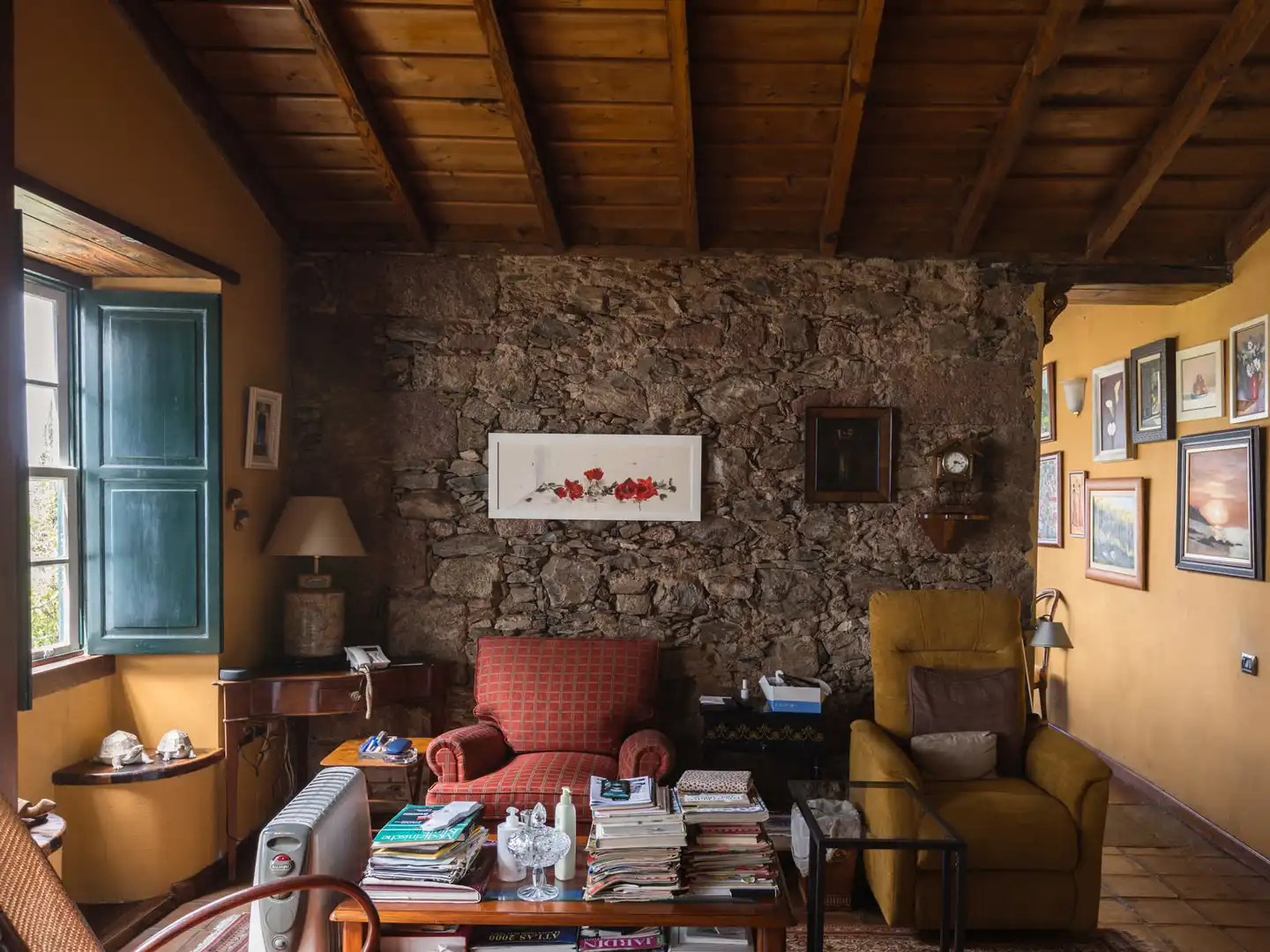 Sala de estar de Finca rústica en venta en Tegueste con Jardín privado, Terraza y Horno
