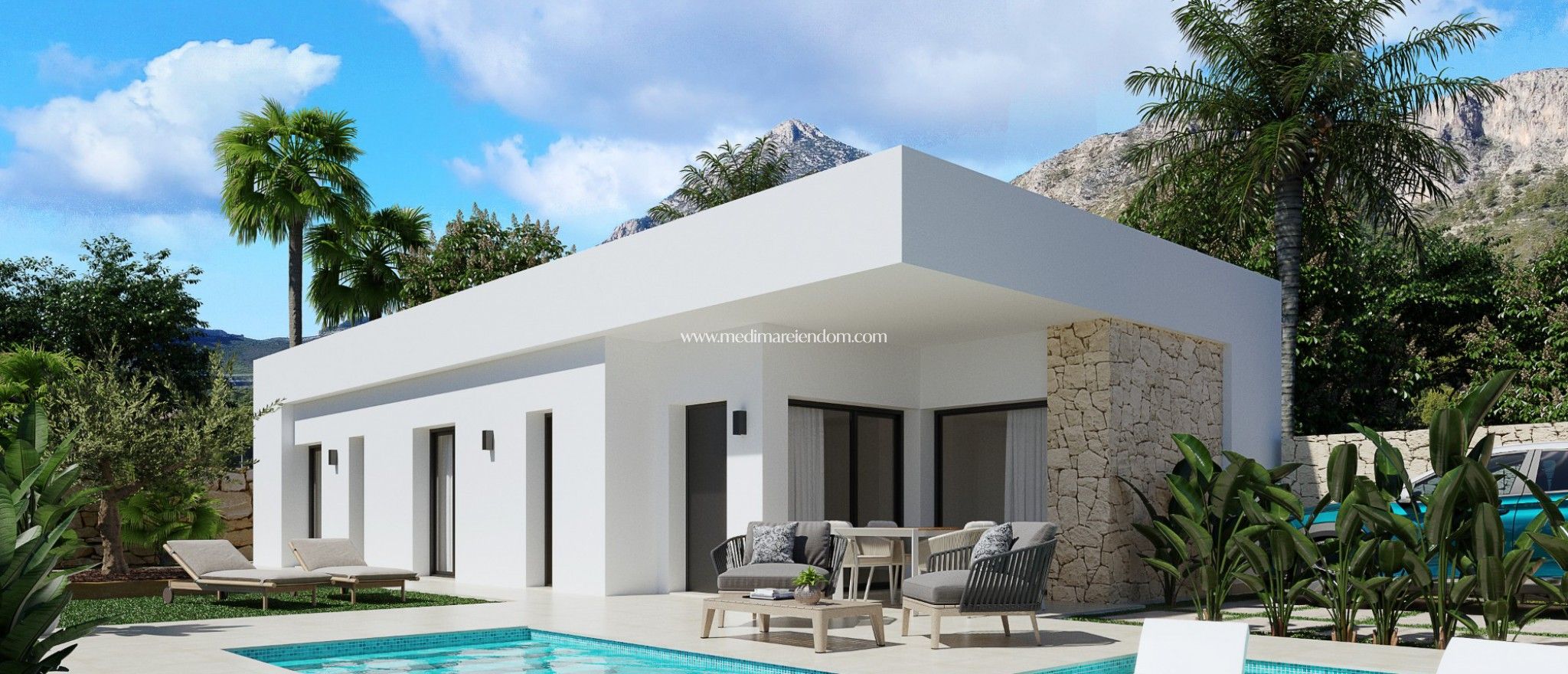 Vista exterior de Casa o xalet en venda en Finestrat
