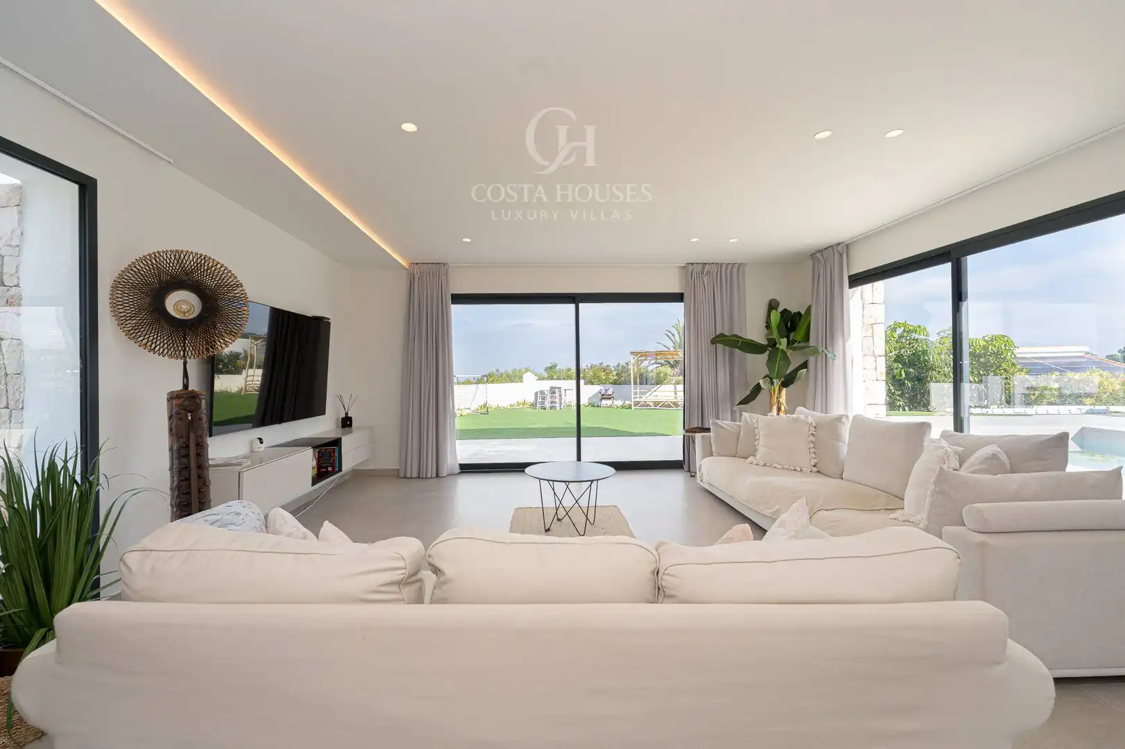 Living room of Houses for sale in Dénia  with Air Conditioner, Heating and Private garden