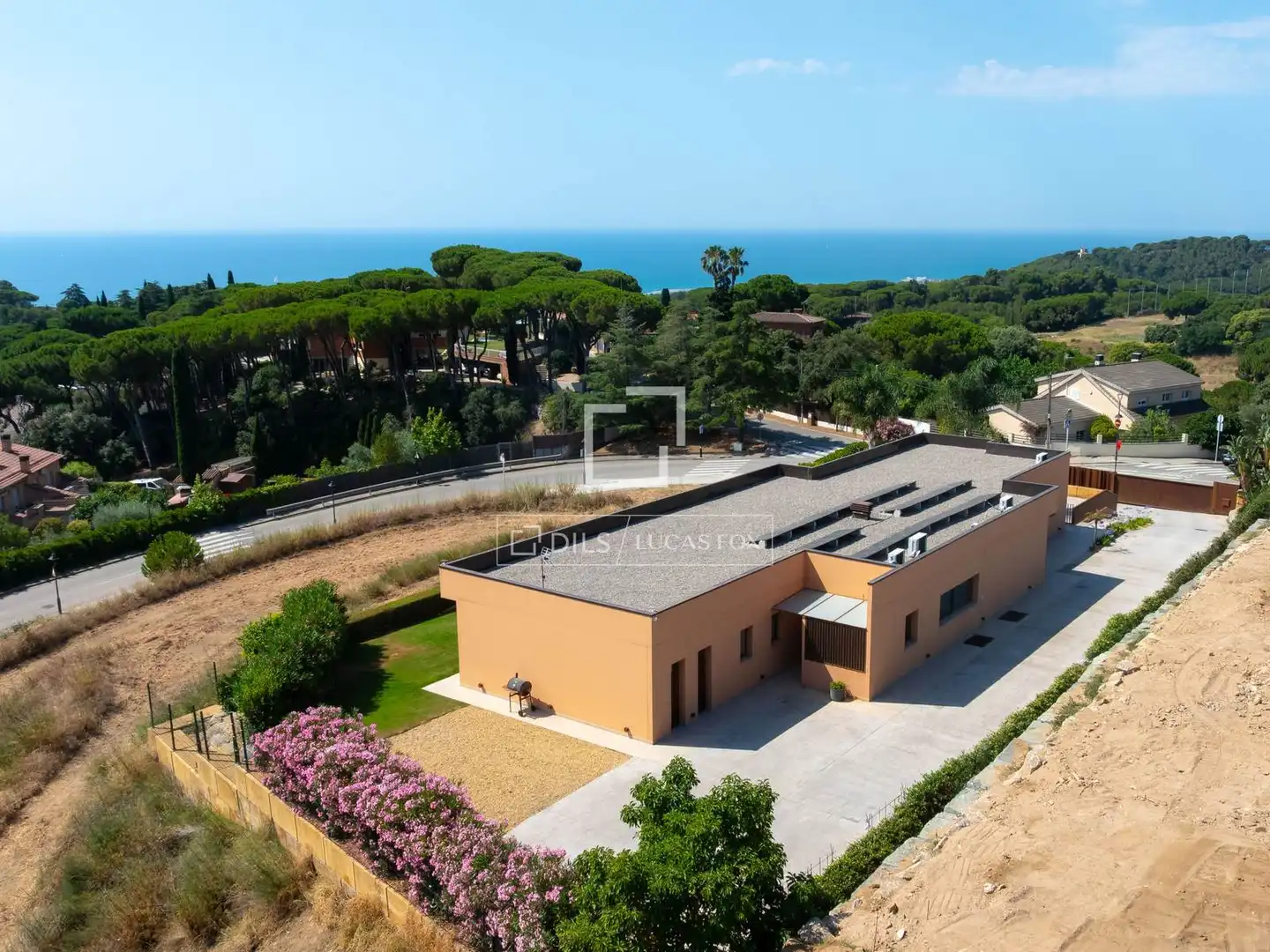 Vista exterior de Casa o chalet en venta en Sant Vicenç de Montalt con Aire acondicionado, Calefacción y Jardín privado
