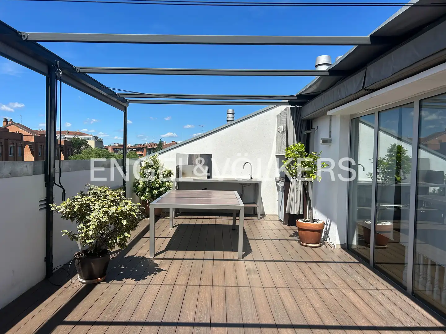 Terraza de Ático de alquiler en Sant Cugat del Vallès con Calefacción
