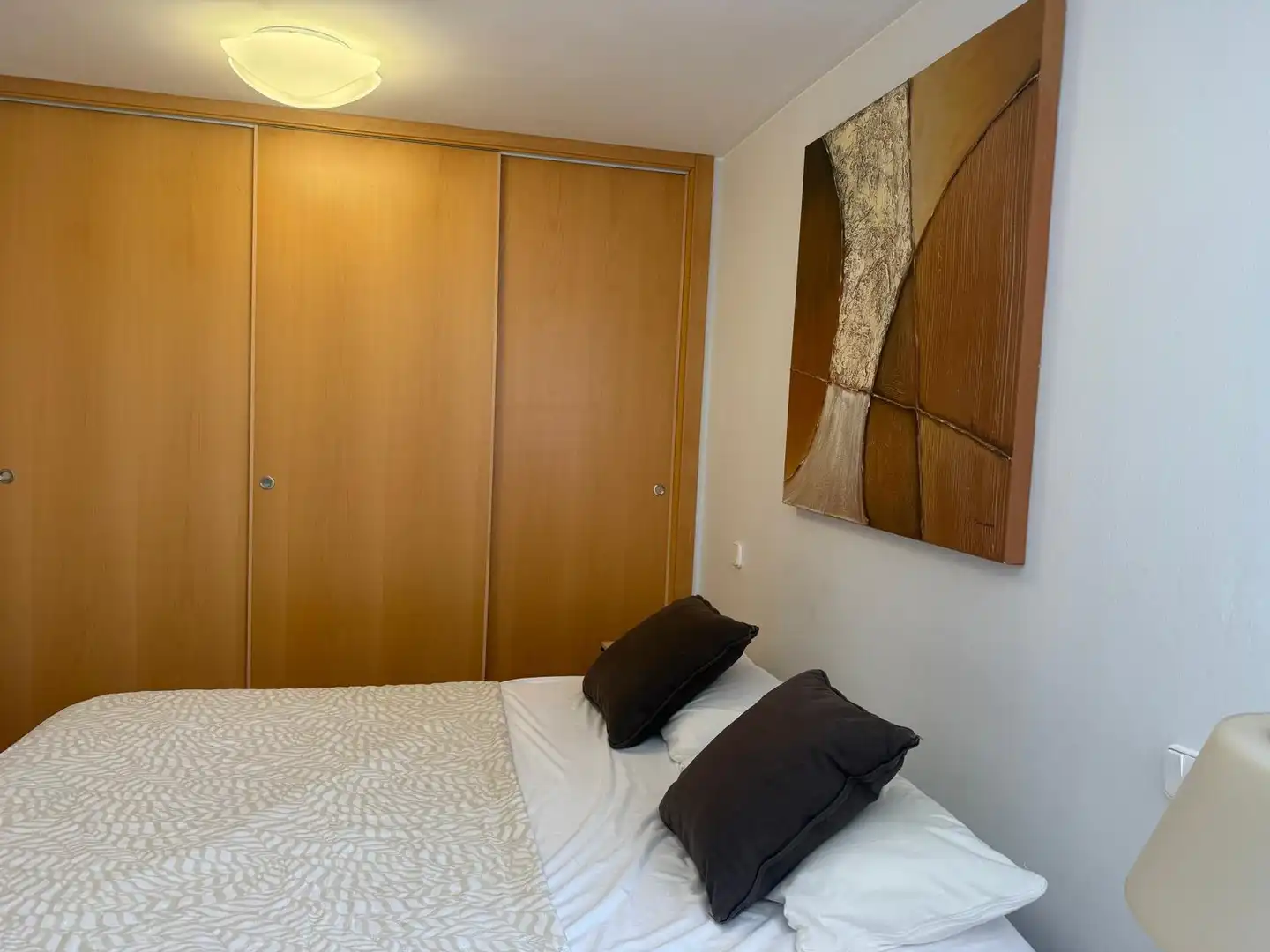 Bedroom of Apartments for sale in Calpe / Calp  with Air Conditioner, Furnished and Community pool