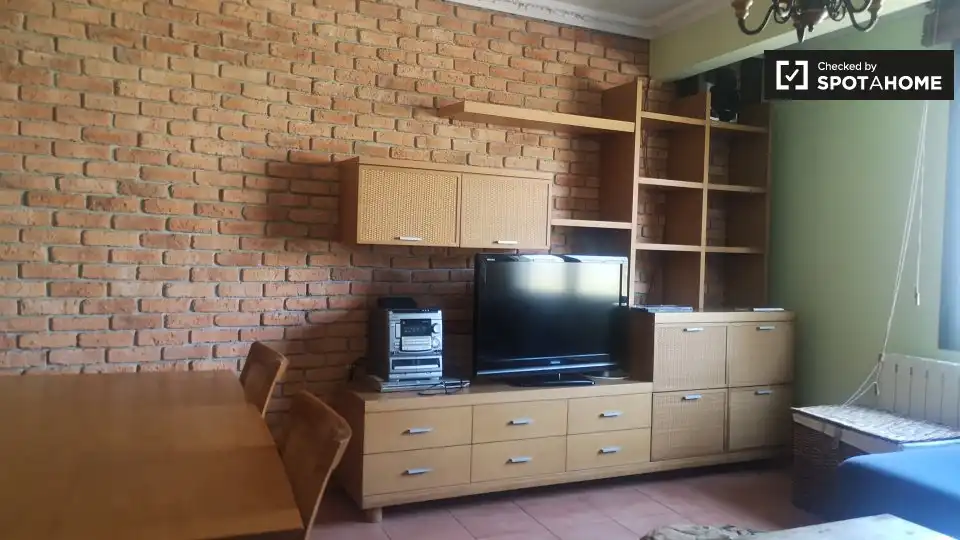 Sala de estar de Apartamento para compartir en Bilbao  con Aire acondicionado, Calefacción y Terraza