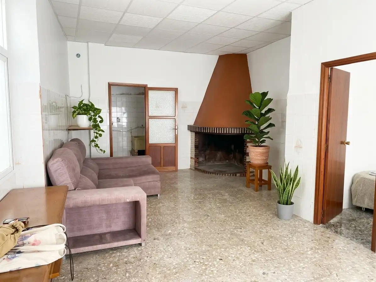 Sala de estar de Casa adosada en venta en Aspe con Terraza