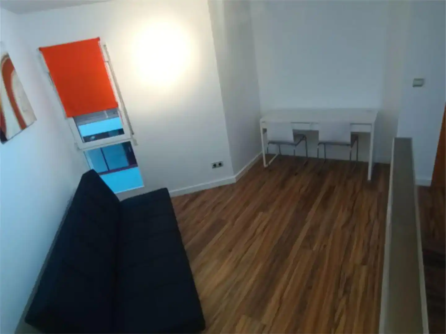 Wohnzimmer von Dachboden zur Miete in Valencia mit Privatgarten, Parkett und Abstellraum
