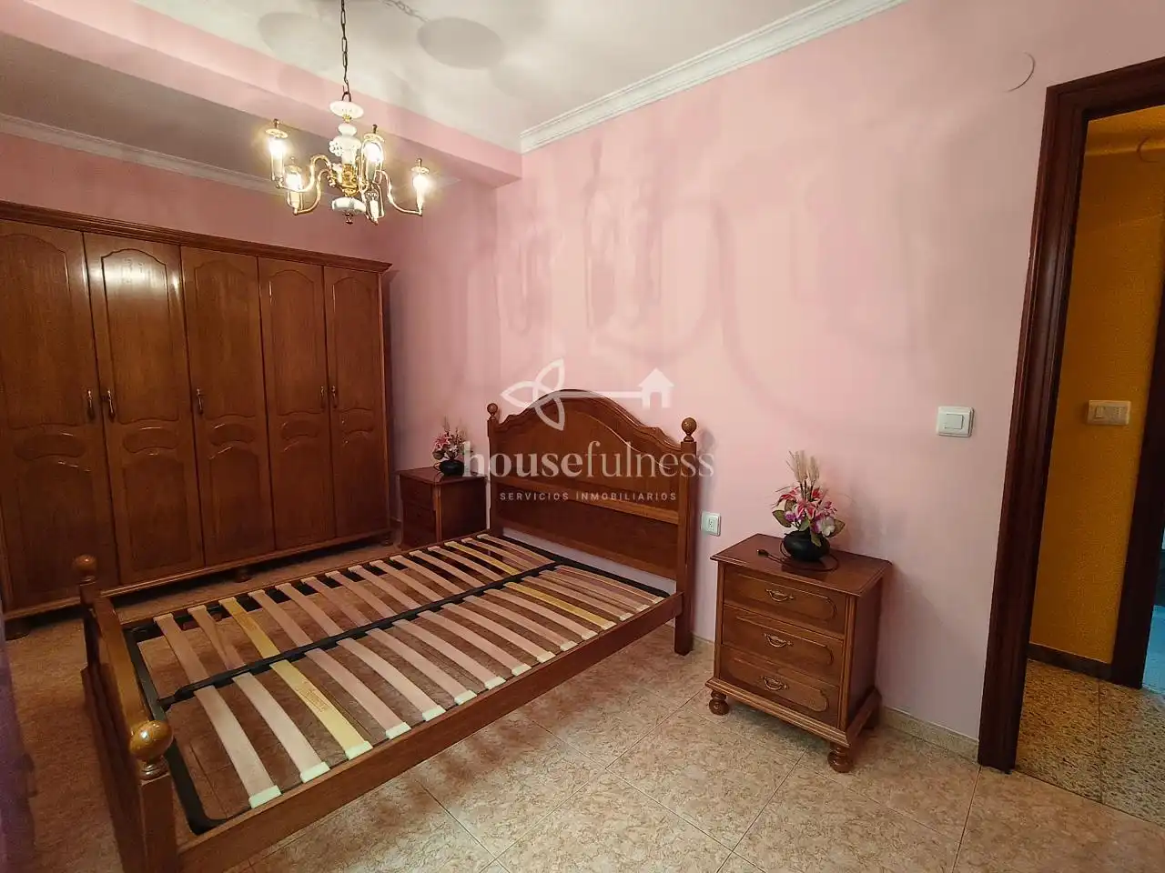 Bedroom of Flat for sale in Narón  with Storage room and Furnished