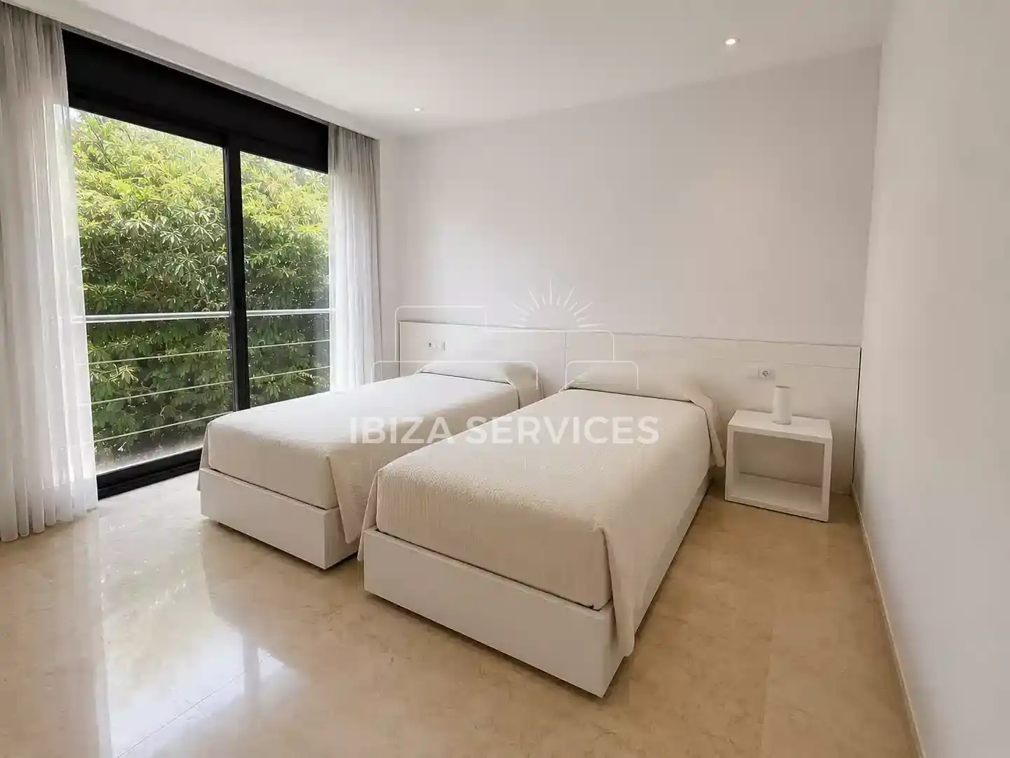 Habitación de Casa o chalet de alquiler en Sant Antoni de Portmany con Aire acondicionado, Jardín privado y Piscina