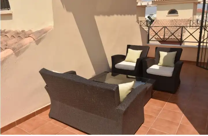 Terraza de Casa adosada en venta en Pilar de la Horadada con Aire acondicionado, Calefacción y Jardín privado