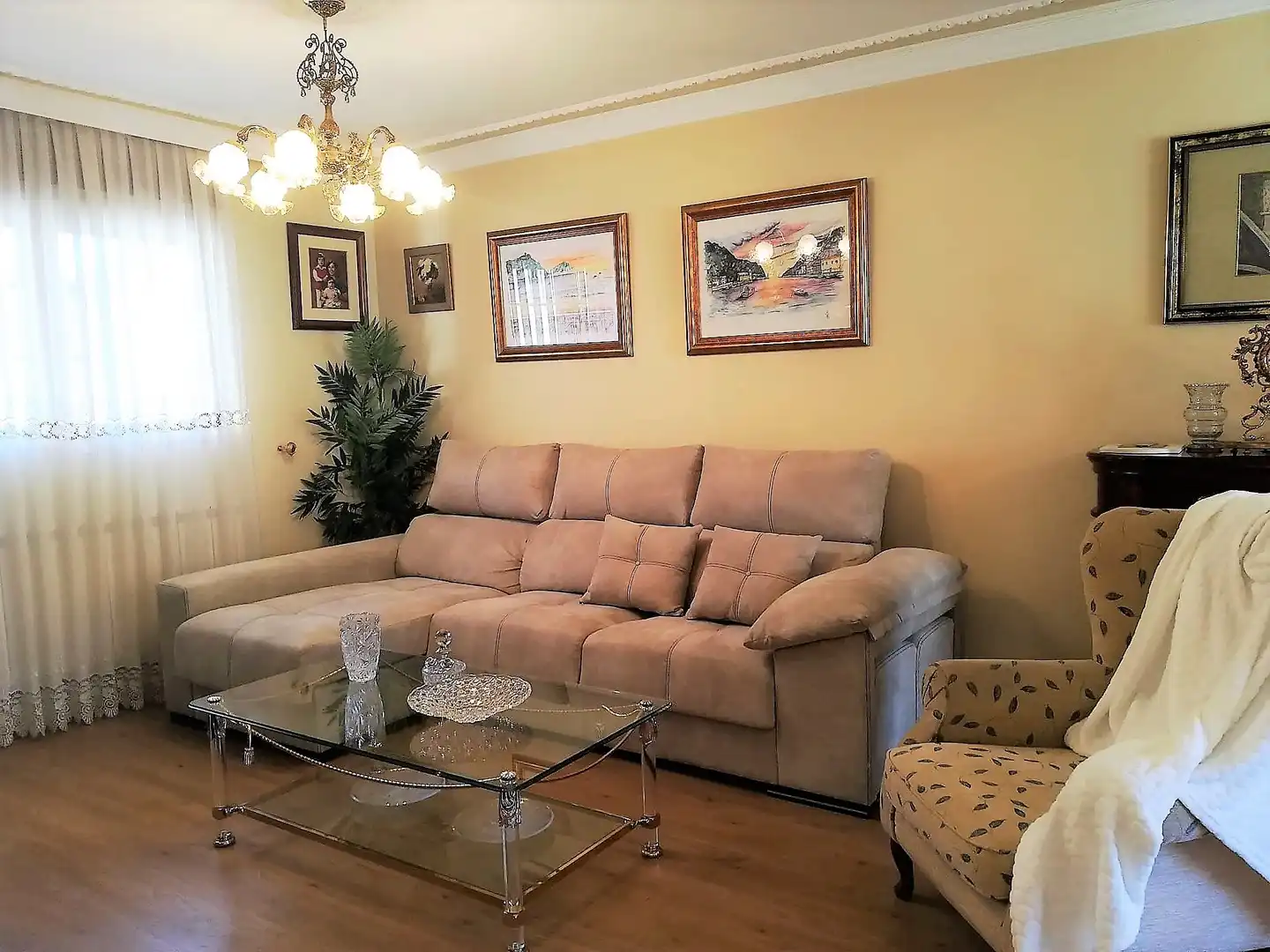 Living room of Houses for sale in Grijota  with Terrace and Storage room