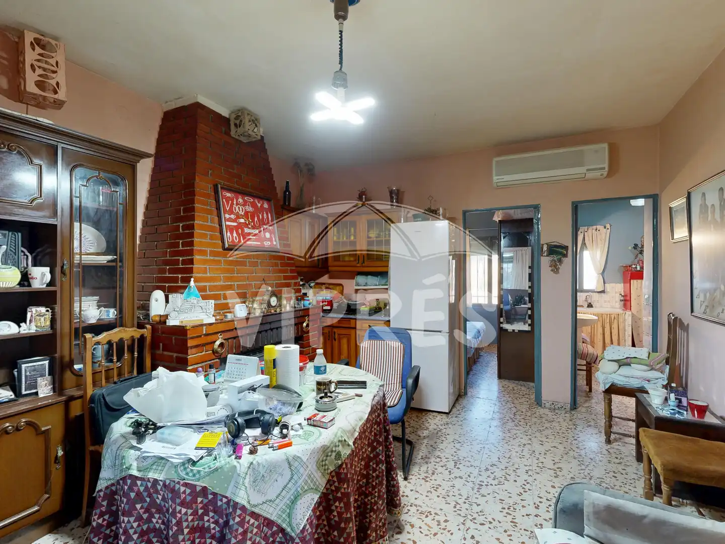 Cuina de Finca rústica en venda en Garrovillas de Alconétar amb Aire condicionat, Calefacció i Piscina