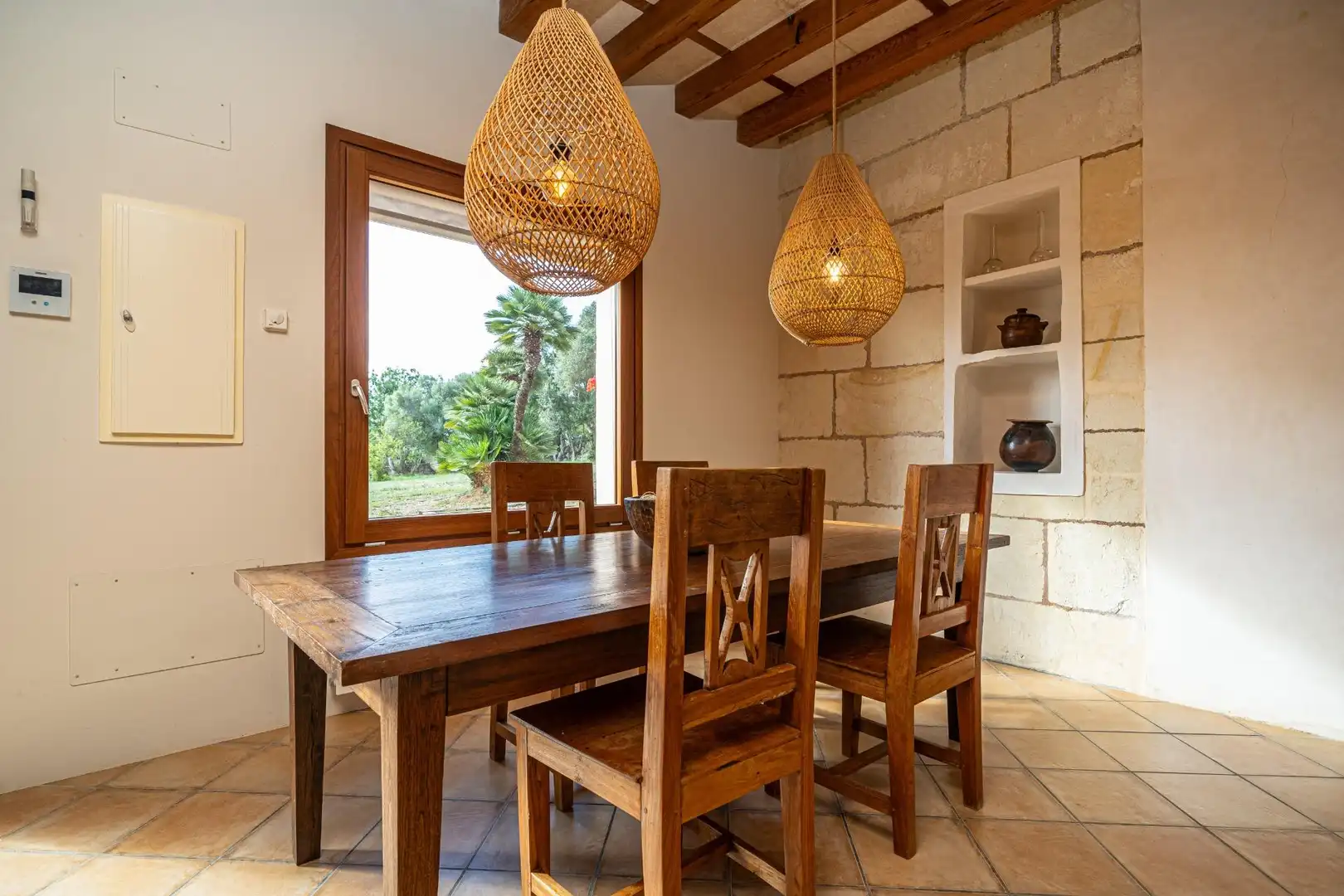Dining room of Country homes for sale in Manacor  with Air Conditioner, Heating and Private garden
