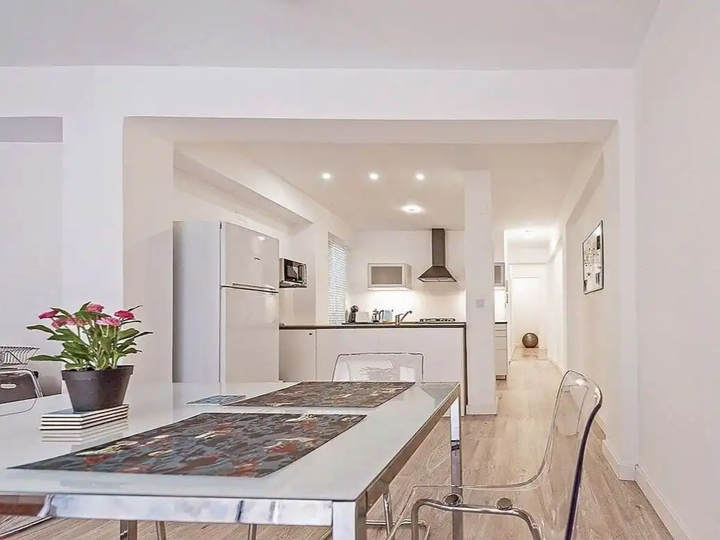 Cocina de Apartamento para compartir en Huelva con Aire acondicionado y Amueblado
