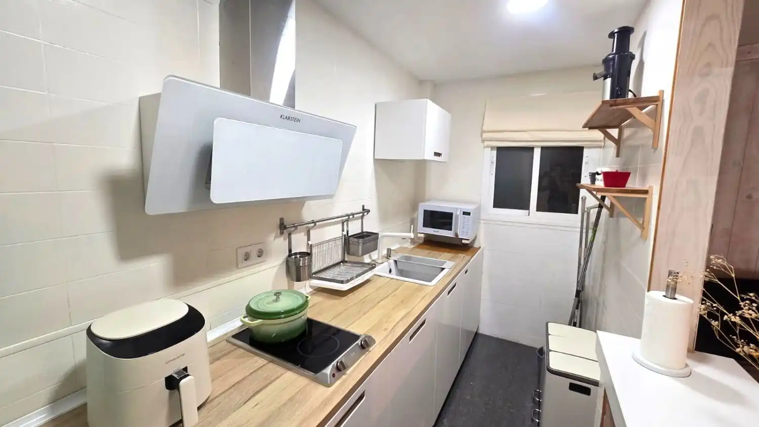 Cocina de Piso de alquiler en Castellón de la Plana / Castelló de la Plana con Aire acondicionado y Terraza