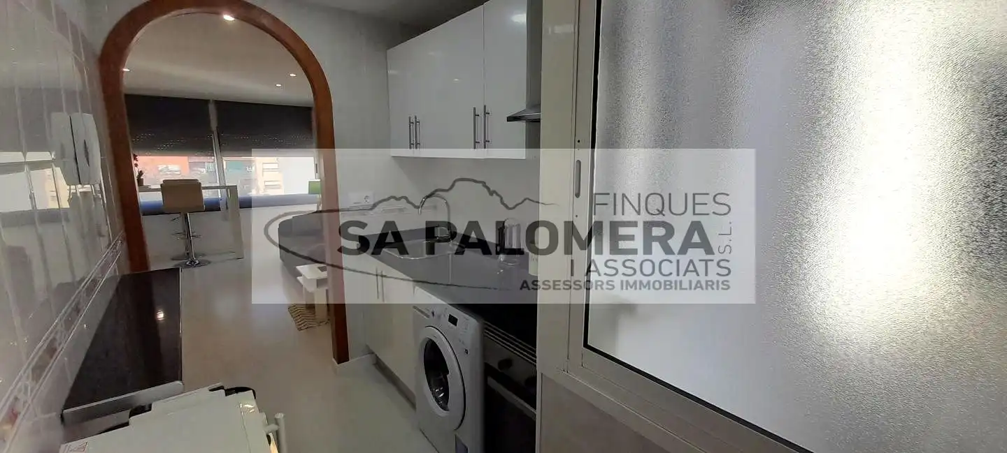 Kitchen of Flat for sale in Blanes  with Air Conditioner, Parquet flooring and Balcony