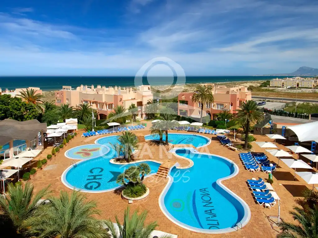 Exterior view of Flat for sale in Oliva  with Swimming Pool