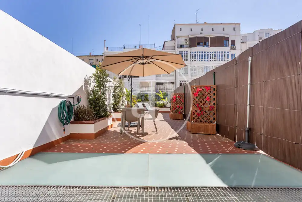 Terrasse von Wohnung zur Miete in Valencia mit Klimaanlage, Heizung und Terrasse