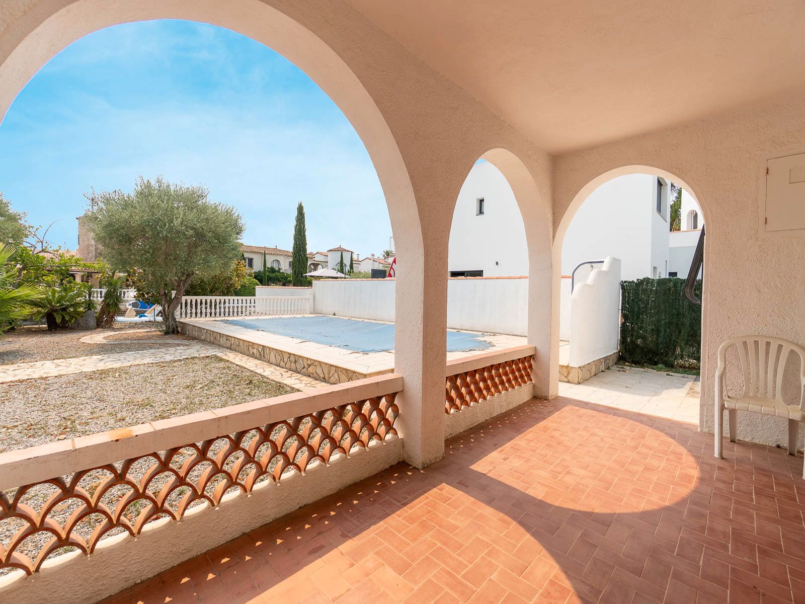 Jardí de Casa o xalet en venda en Empuriabrava amb Jardí privat, Terrassa i Piscina