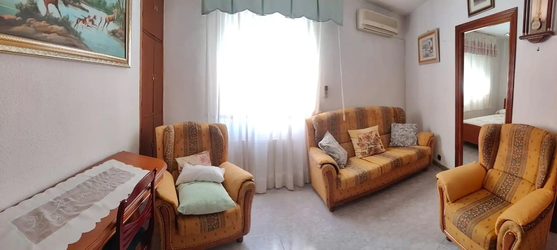 Wohnzimmer von Wohnung zum Verkauf in Madrid mit Klimaanlage und Heizung