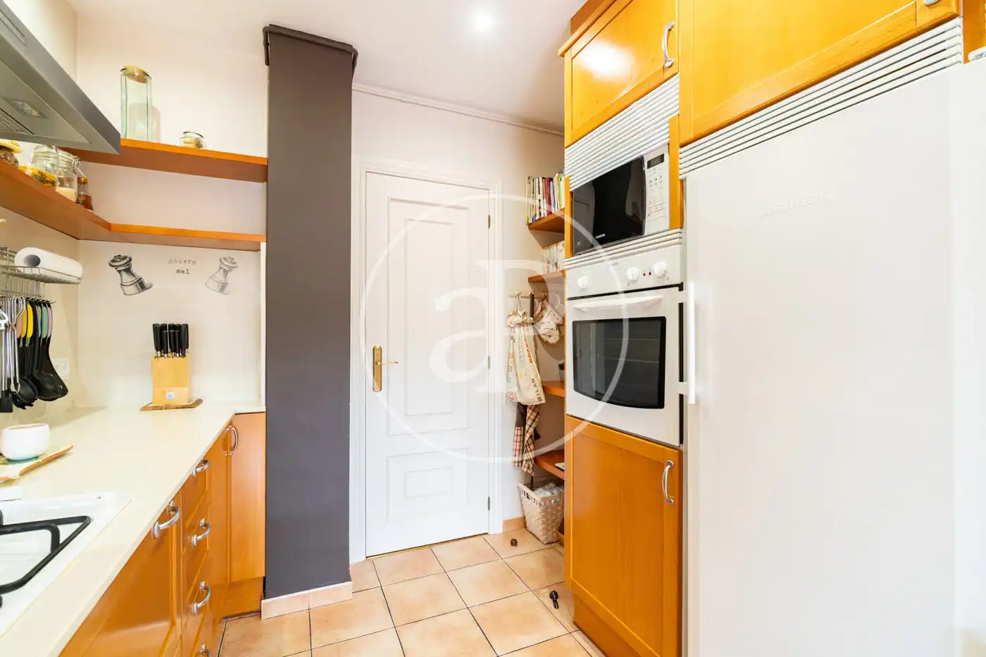 Kitchen of Flat for rent in Barcelona  with Air Conditioner, Heating and Terrace