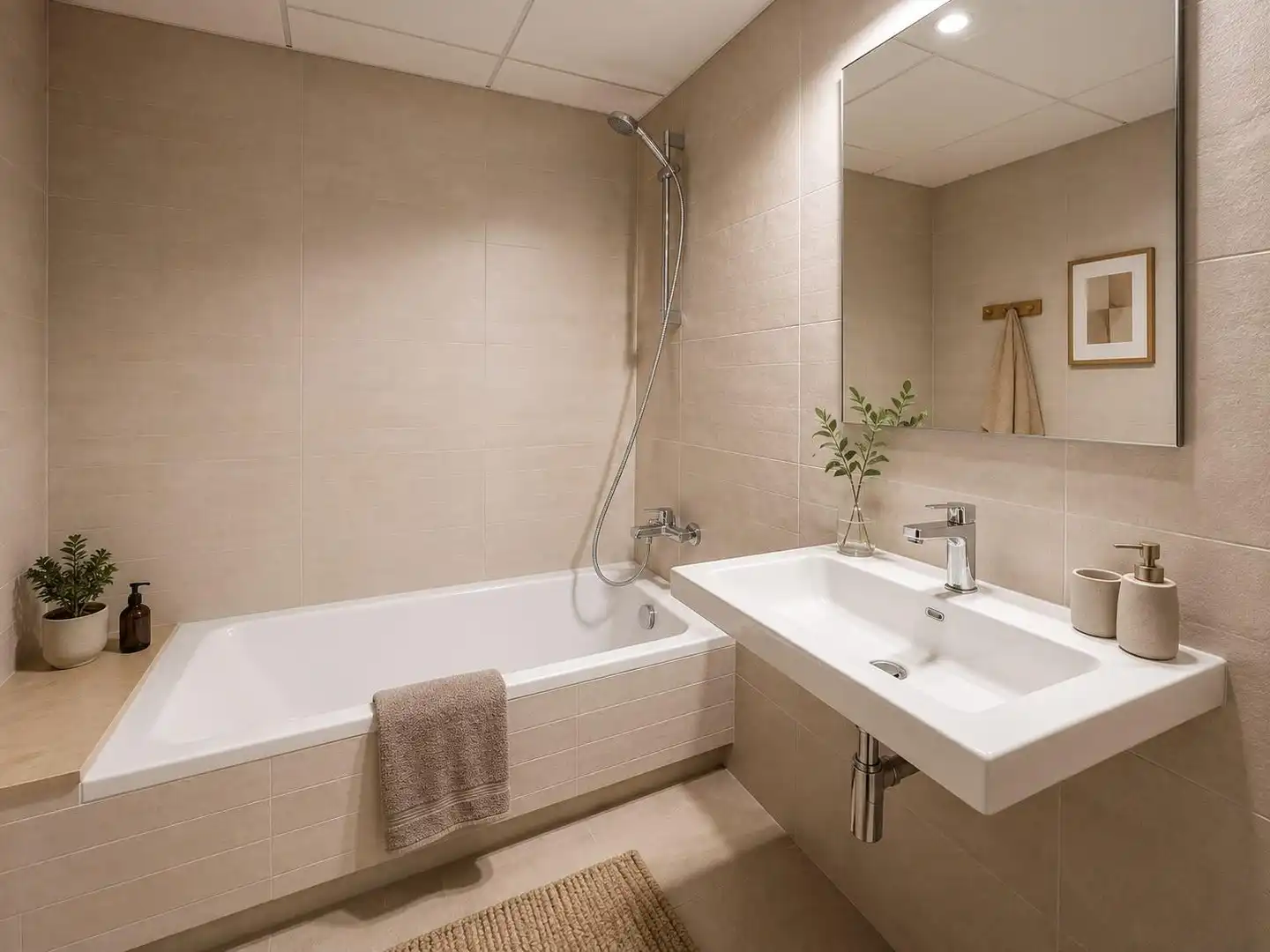 Bathroom of Flat for sale in Valencia  with Air Conditioner, Heating and Private garden
