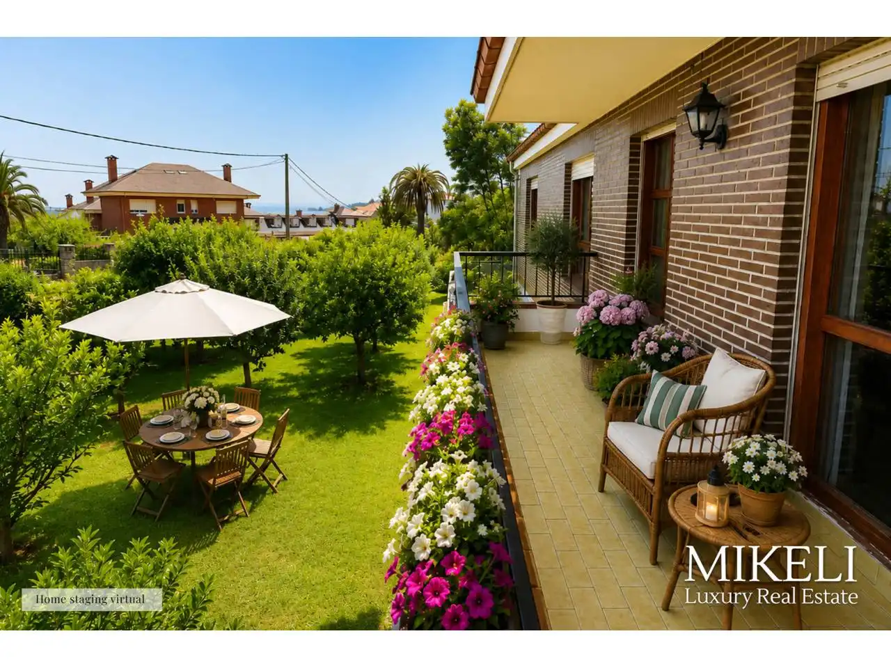 Terraza de Casa o chalet en venta en Camargo con Calefacción, Jardín privado y Parquet