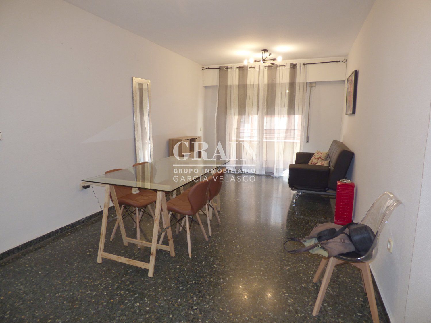 Living room of Flat to rent in  Albacete Capital  with Heating and Balcony