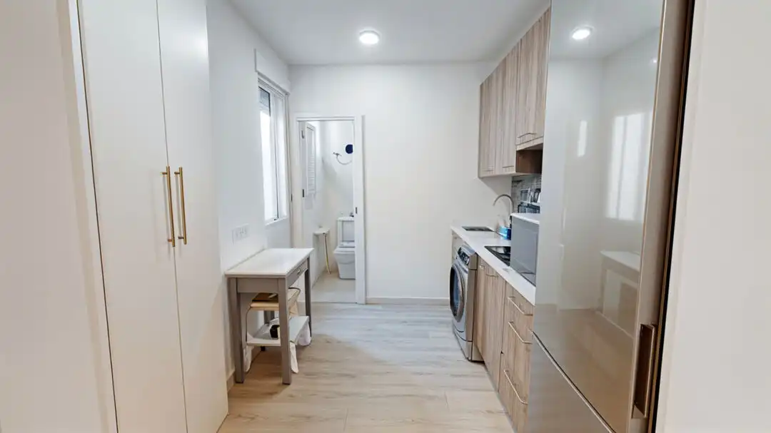 Kitchen of Flat for sale in Madrid  with Air Conditioner, Heating and Furnished