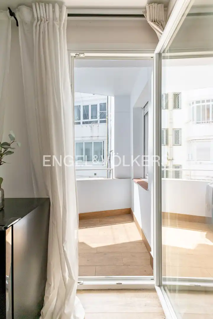 Balcony of Flat for rent in Madrid  with Air Conditioner, Heating and Terrace