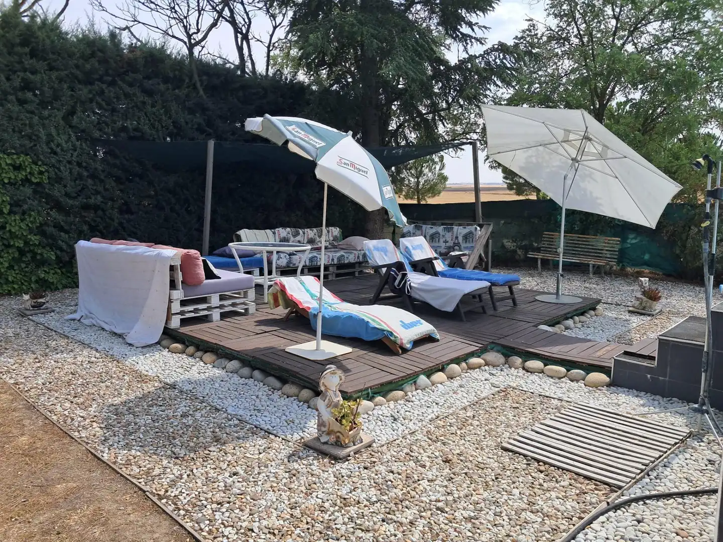 Terrasse von Wohnung zum Verkauf in La Vellés  mit Privatgarten und Schwimmbad