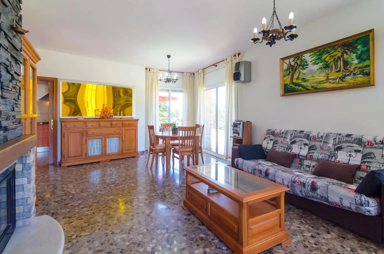 Sala d'estar de Casa o xalet en venda en Lloret de Mar amb Terrassa i Piscina