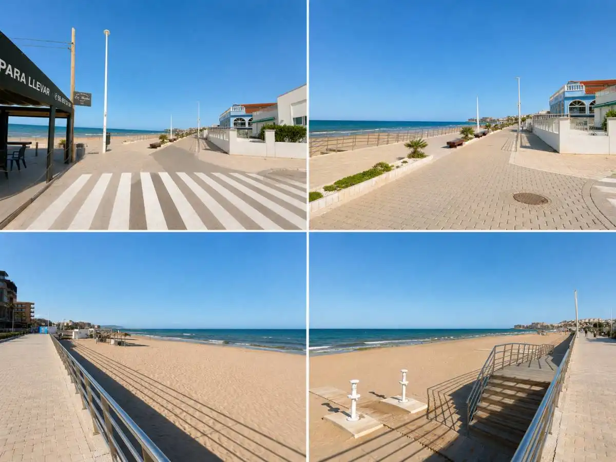Außenansicht von Erdgeschoss zur Miete in Torrevieja mit Heizung, Schwimmbad und Möbliert