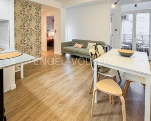 Living room of Apartment to rent in  Valencia Capital  with Air Conditioner and Balcony