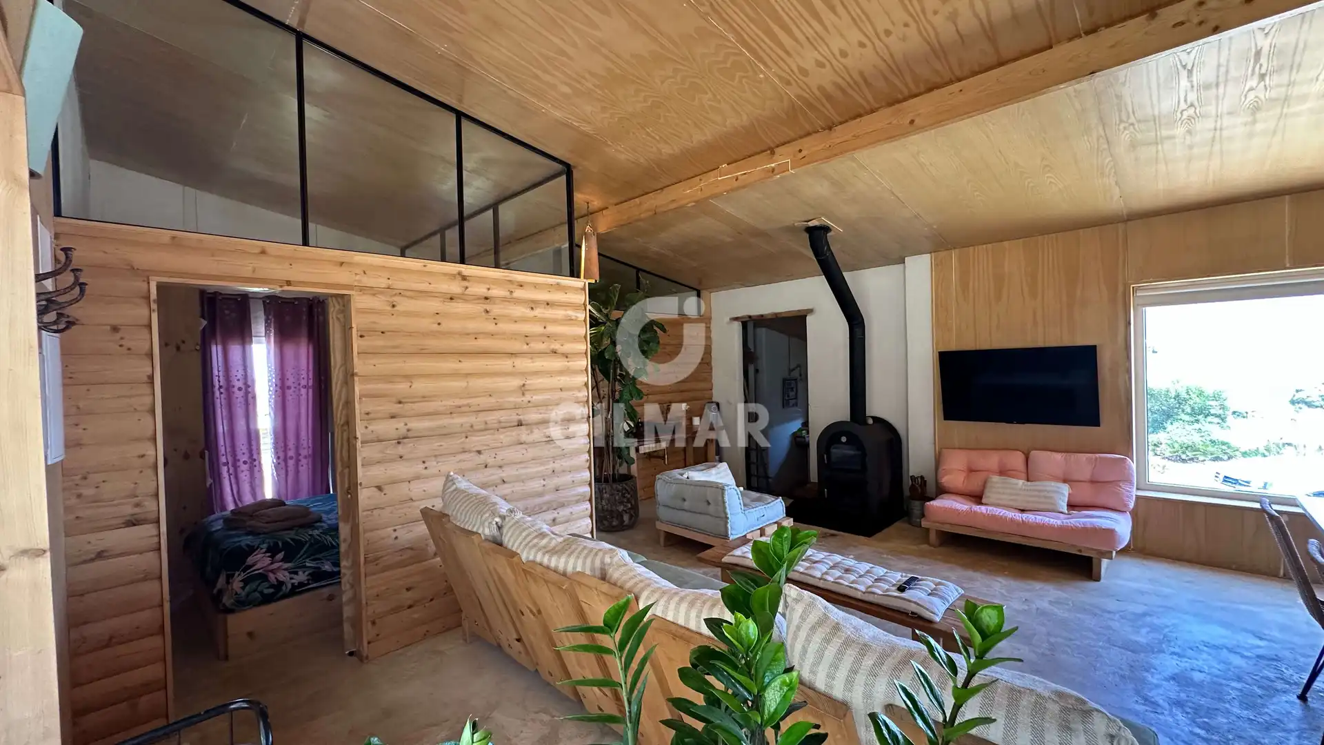 Sala de estar de Casa o chalet en venta en Tarifa con Calefacción, Jardín privado y Piscina