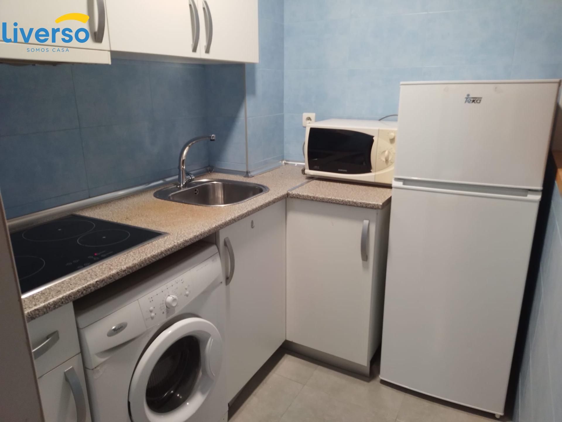 Cuina de Apartament de lloguer en Burgos Capital amb Parquet